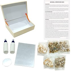 Shell mirror deco box 39796
