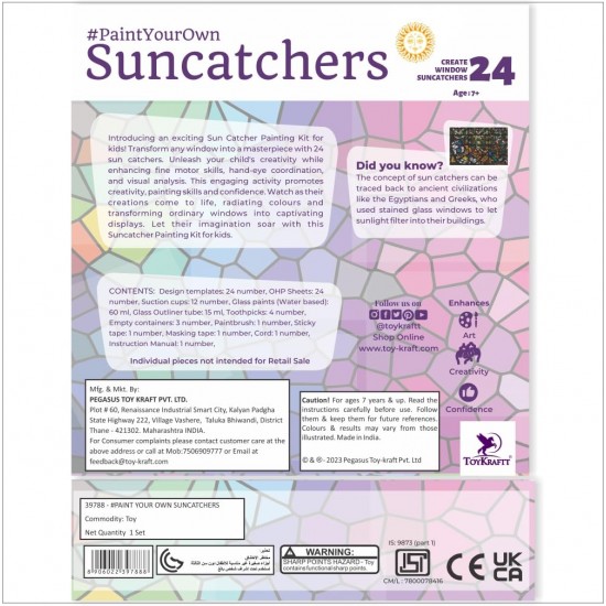 Paint Your Own Window Suncatchers 39788