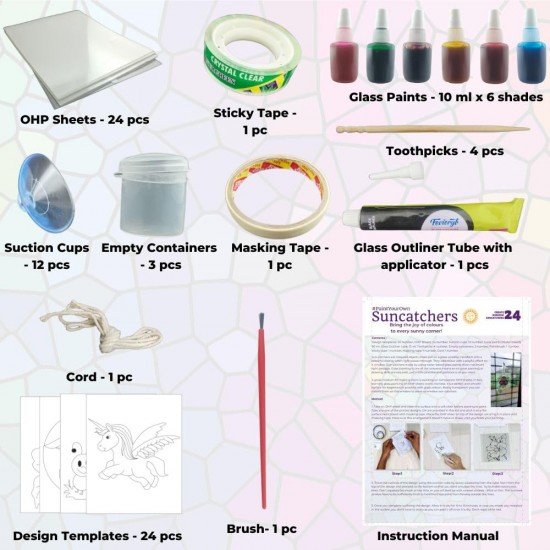 Paint Your Own Window Suncatchers 39788