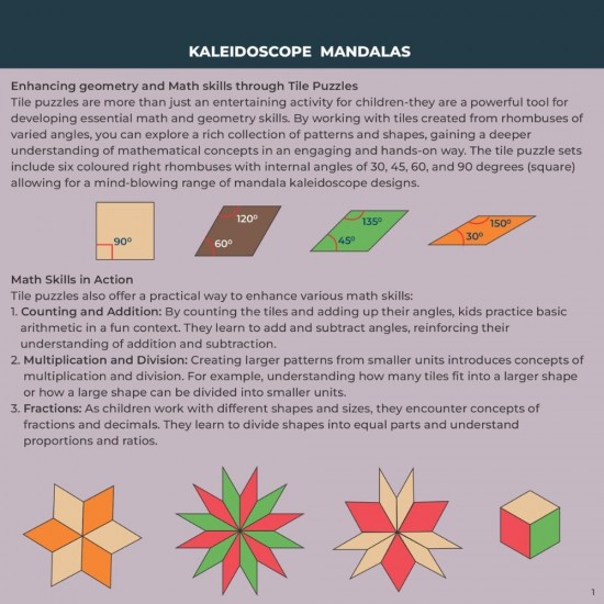 Magnetic Puzzles Kaleidoscope Mandalas 39748