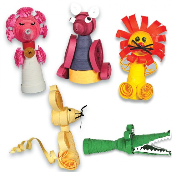 Paper Quilling Finger Puppets 39533