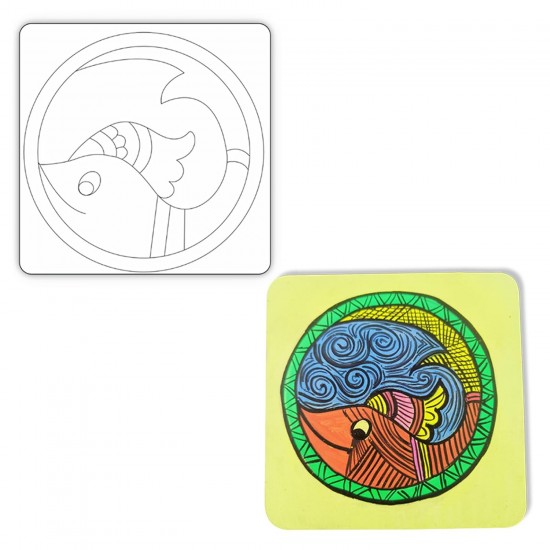 Glass Painting Madhubani 39511