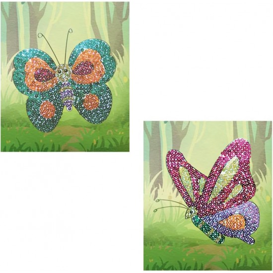 39580 Pictured In Sequins - Butter Flies