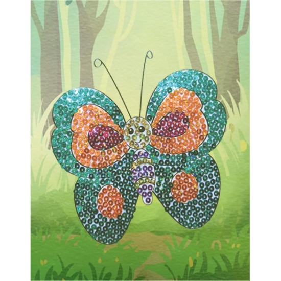 39580 Pictured In Sequins - Butter Flies