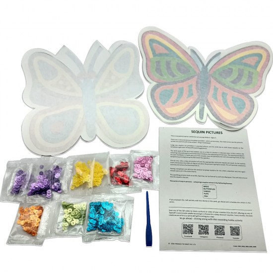 Sequin Craft Pictures - Butterflies 39594