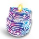 Glass Painted Mini Candle Jars 39774