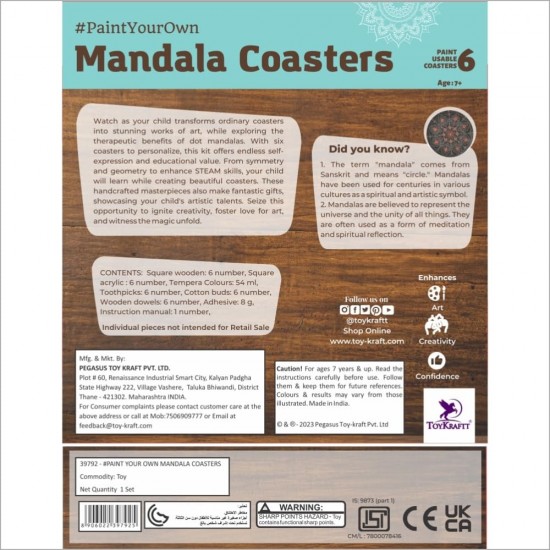 Mandala Table Coaster