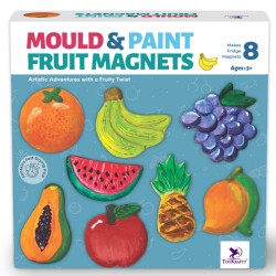Mould and Paint Fruit Magnets 39424