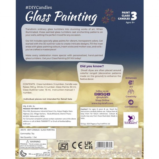 Glass Painting Candle Making Kit 39479