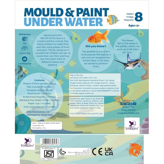 Mould and Paint Under Water (Fish) 39572