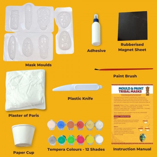 Mould and Paint Tribal Masks 39429