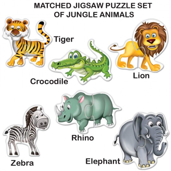 My First Jungle Animal Puzzles 39109
