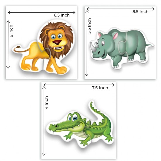 My First Jungle Animal Puzzles 39109