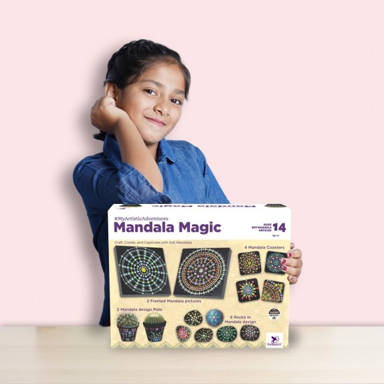 Wood, Acrylic Mandala Magic 39840