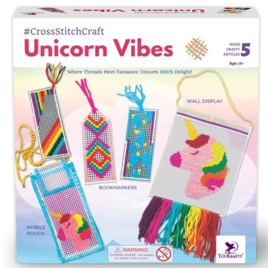 Cross Stitch Craft Unicorn Vibes 39490