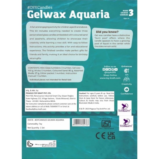 Gelwax Candles-Aquaria 39478