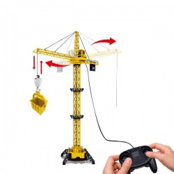 128cm Adjustable Height Wired Construction RC Toy Tower Crane With Lights