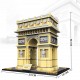 Building & Construction 8021 The Triumphal Arch Of Paris France Building Blocks (2197 Piece)