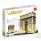Building & Construction 8021 The Triumphal Arch Of Paris France Building Blocks (2197 Piece)