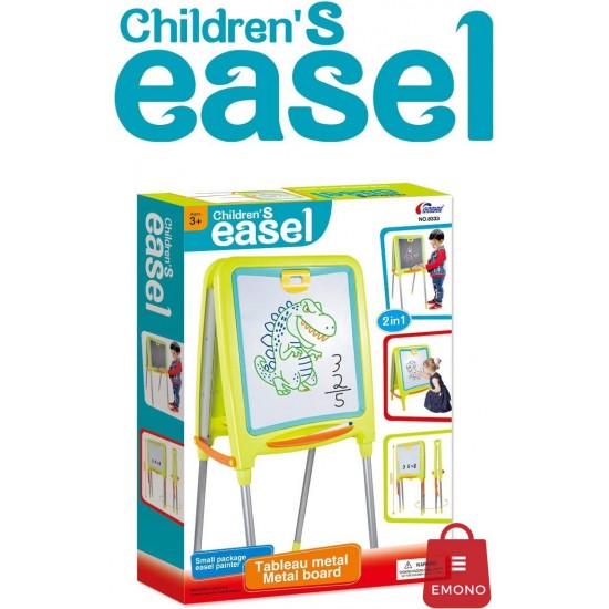 2 in 1 Multi Functional Metal Writing Board Magnetic Black and White Board