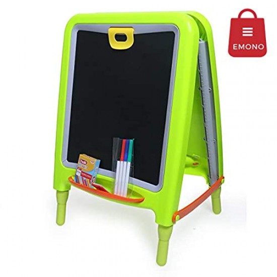 2 in 1 Multi Functional Metal Writing Board Magnetic Black and White Board