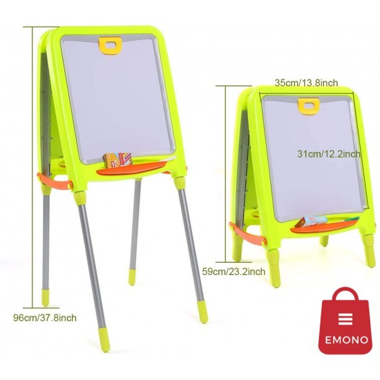 2 in 1 Multi Functional Metal Writing Board Magnetic Black and White Board