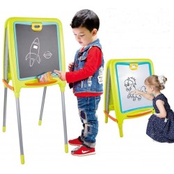 2 in 1 Multi Functional Metal Writing Board Magnetic Black and White Board