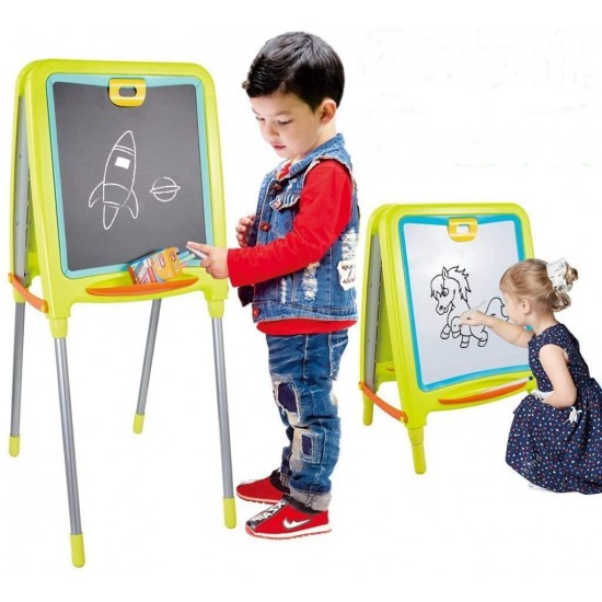 2 in 1 Multi Functional Metal Writing Board Magnetic Black and White Board