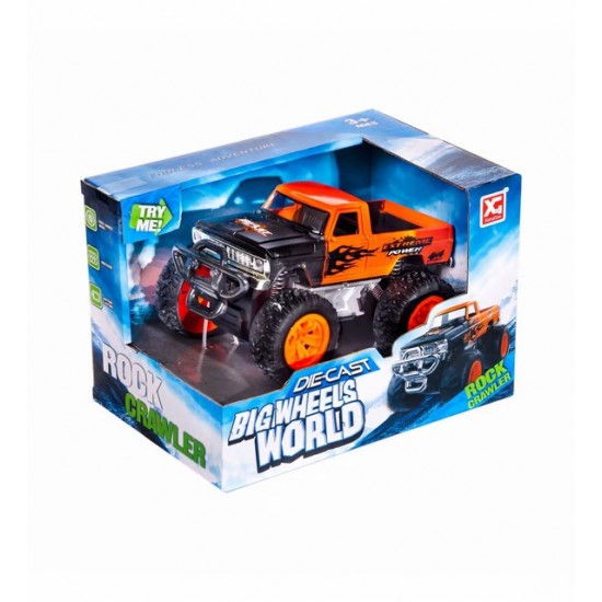 Friction-Powered Metal Offroad Pickup