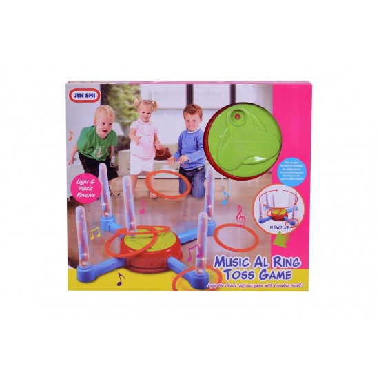 Lights & Music Rotating Ring Toss Game