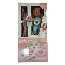 Baby Doll With Stroller