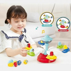 Amusement Park Spinning Plane Light Music