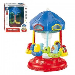 Rotating Swing Carnival Ride with Lights & Music