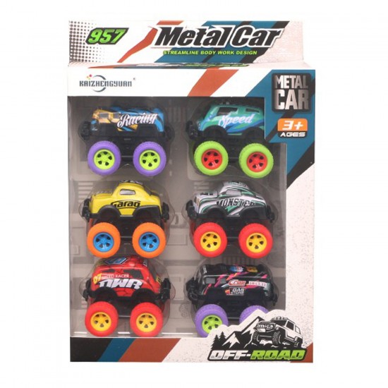 Metal Car Off-Road 6Pcs Pack