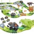 305PCS Dinosaur World Race Car Track Train Sets