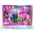Riding horse doll set