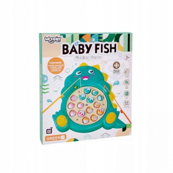 GREEN DINOSAUR SET FISHING