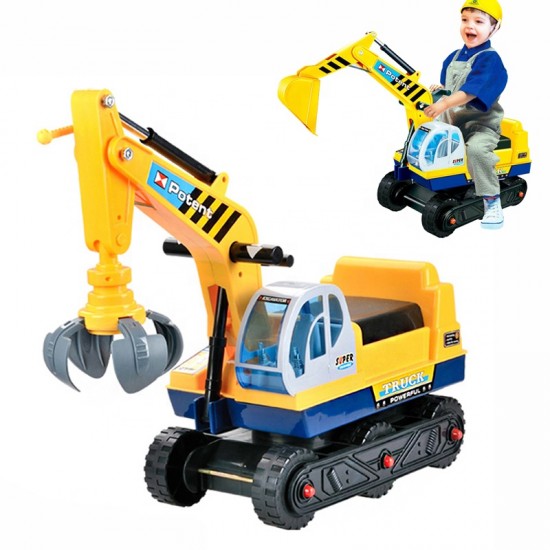 Ride on Truck Excavator Digger 2 In1