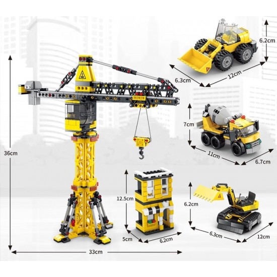 Building Blocks , Construction , 854 Pcs
