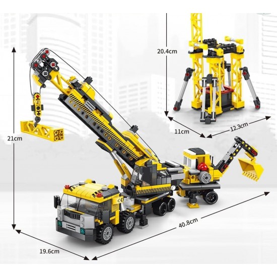 Building Blocks , Construction , 854 Pcs