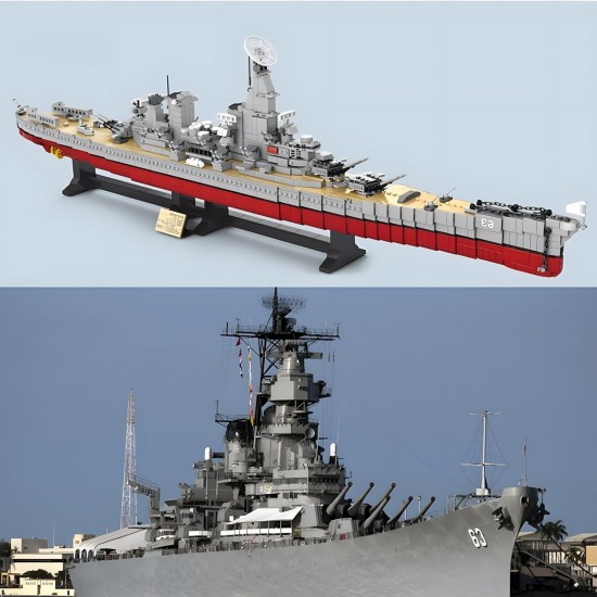 Battleship Building Blocks Set 3216 Pcs