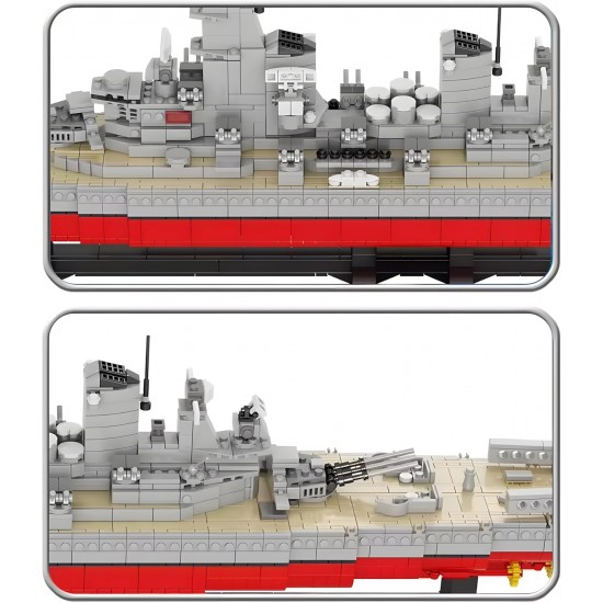 Battleship Building Blocks Set 3216 Pcs