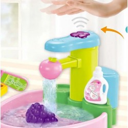 Hand Sensing Faucet Toy Sink Electronic Dishwasher