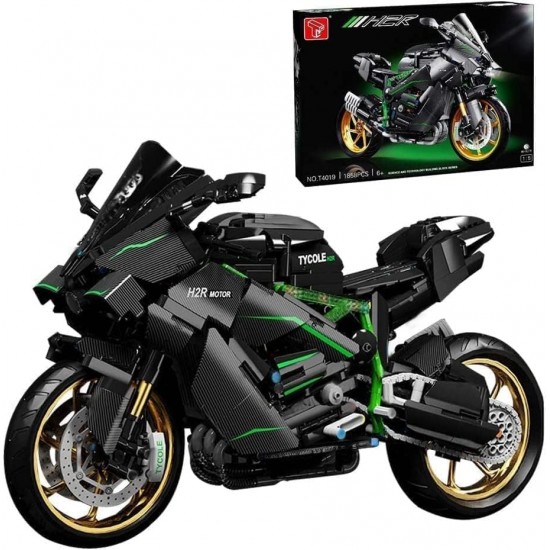  Motorcycle Building Kits, 1858 Pieces 1:5 Scale