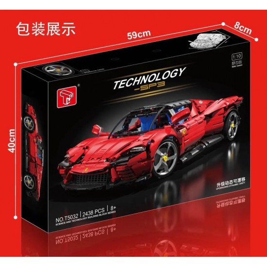 2438+Pcs TGL T5032 Daytona SP3 1:10