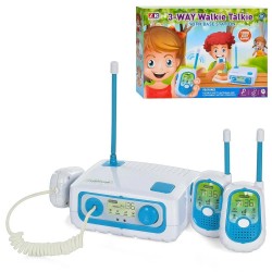  Walkie Talkie Base Station Set l Extended Talk Range and Clear Sound