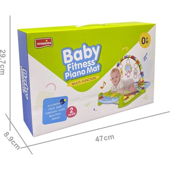 Baby gym - Playmat with toys and piano