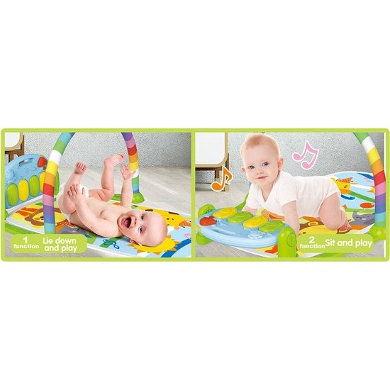 Baby gym - Playmat with toys and piano