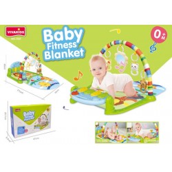 Baby gym - Playmat with toys and piano