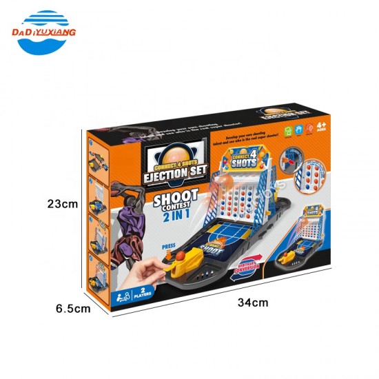 2 In1 Mini Shooting Ball Connect 4 Shots